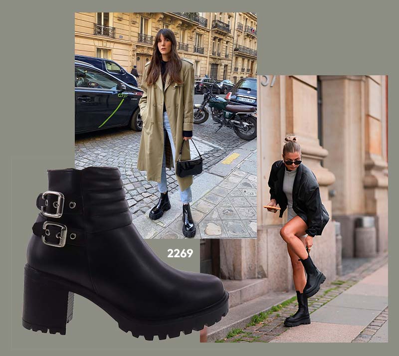 Las botas chunky están súper en tendencia