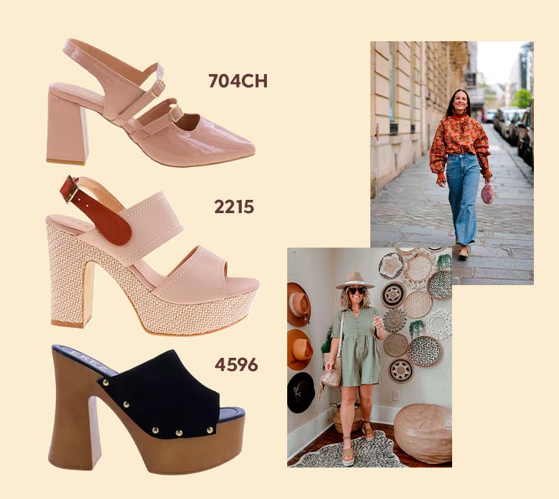 colección de zapatos para un estilo boho