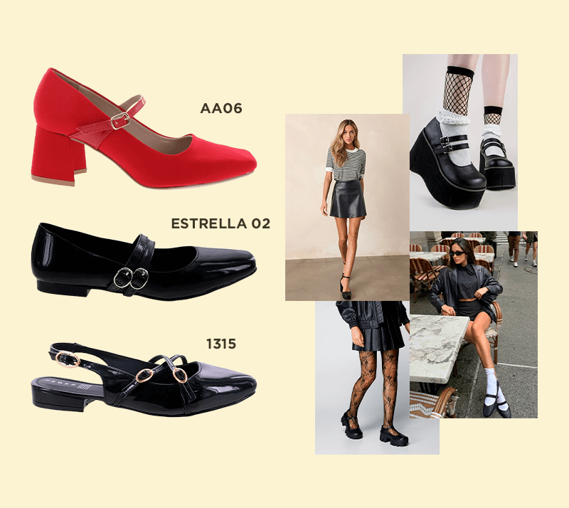 estilo bold con zapatos mary jane