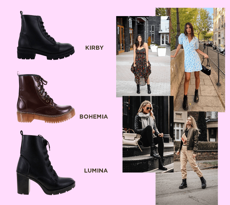 las botas de combate son un statement