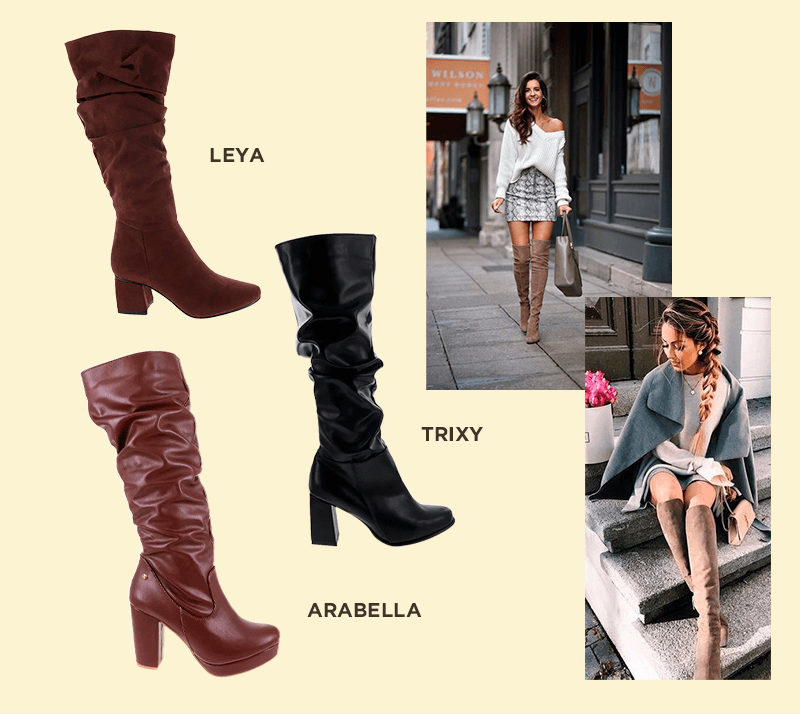 las botas altas te dan un estilo sofisticado