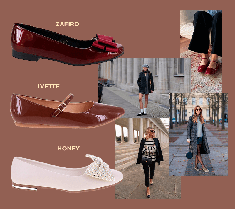 flats para usar en la cena navideña