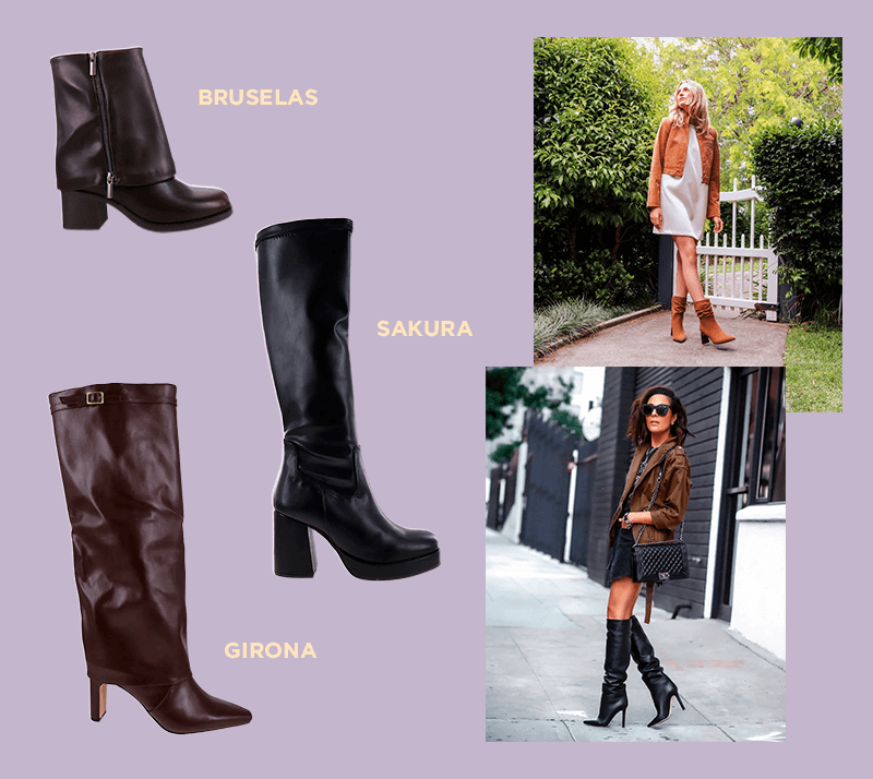 botas altas en tendencia