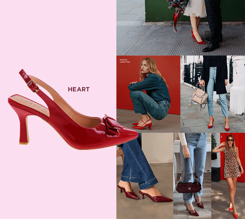 zapatos rojos para valentines