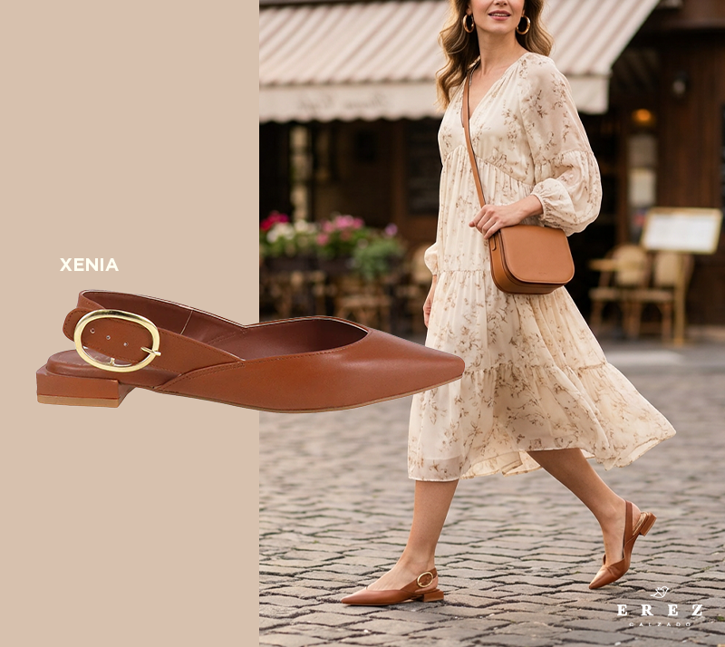 Sal de vacaciones o por la ciudad con tus flats, ¡te verás increíblemente moderna y sofisticada!