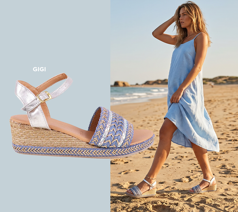 Las cuñas y sandalias de yute tienen ese beach vibe que nos encanta en el verano